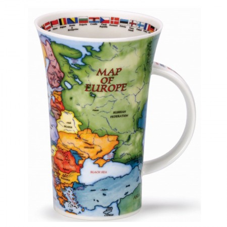Kubek Glencoe Map of the Europe 500ml Dunoon