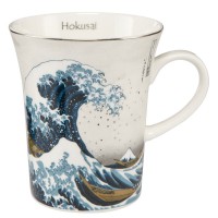 Kubek Great Wave Silver 400ml Hokusai Katsushika Goebel