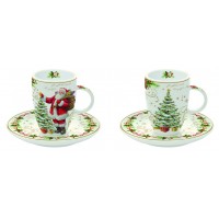 Filiżanki espresso Magic Christmas 50 ml 2szt. Easy Life