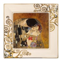 Miska - Pocałunek 30 x 30 cm  Gustaw Klimt Goebel