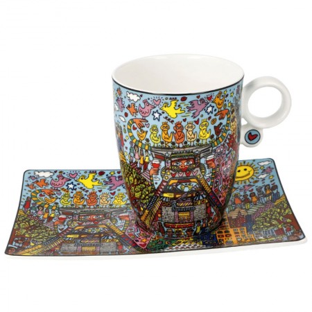 Kubek Ze Spodkiem James Rizzi Remenber Those Cool Coal Days 400ml Goebel