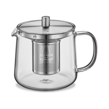 Dzbanek szklany z metalowym zaparzaczem 600ml Assam Kuchenprofi