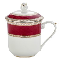 Kubek z zaparzaczem Parisienne Burgund 350ml English Collection