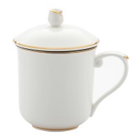 Kubek z zaparzaczem Biały 350ml English Collection
