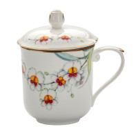 Kubek z zaparzaczem Kwiatki 350ml English Collection
