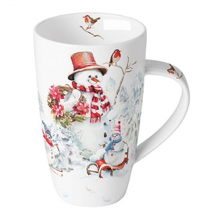 Kubek Sporty Snowmen 600ml Ambiente