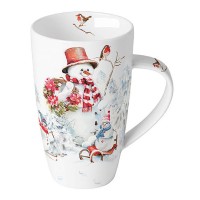 Kubek Sporty Snowmen 600ml Ambiente