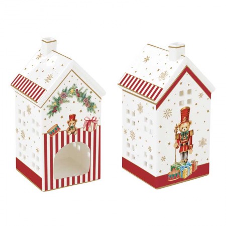 Świecznik Christmas Teddy 14,5 cm Easy Life